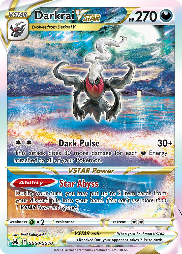 Darkrai VSTAR card