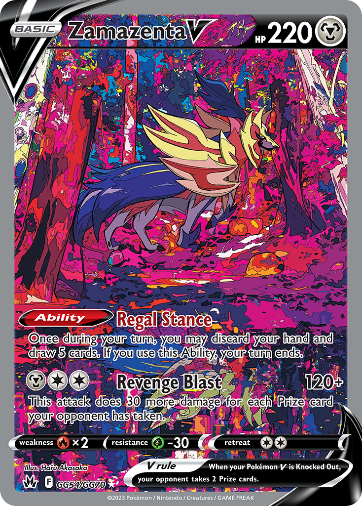 Zamazenta V card