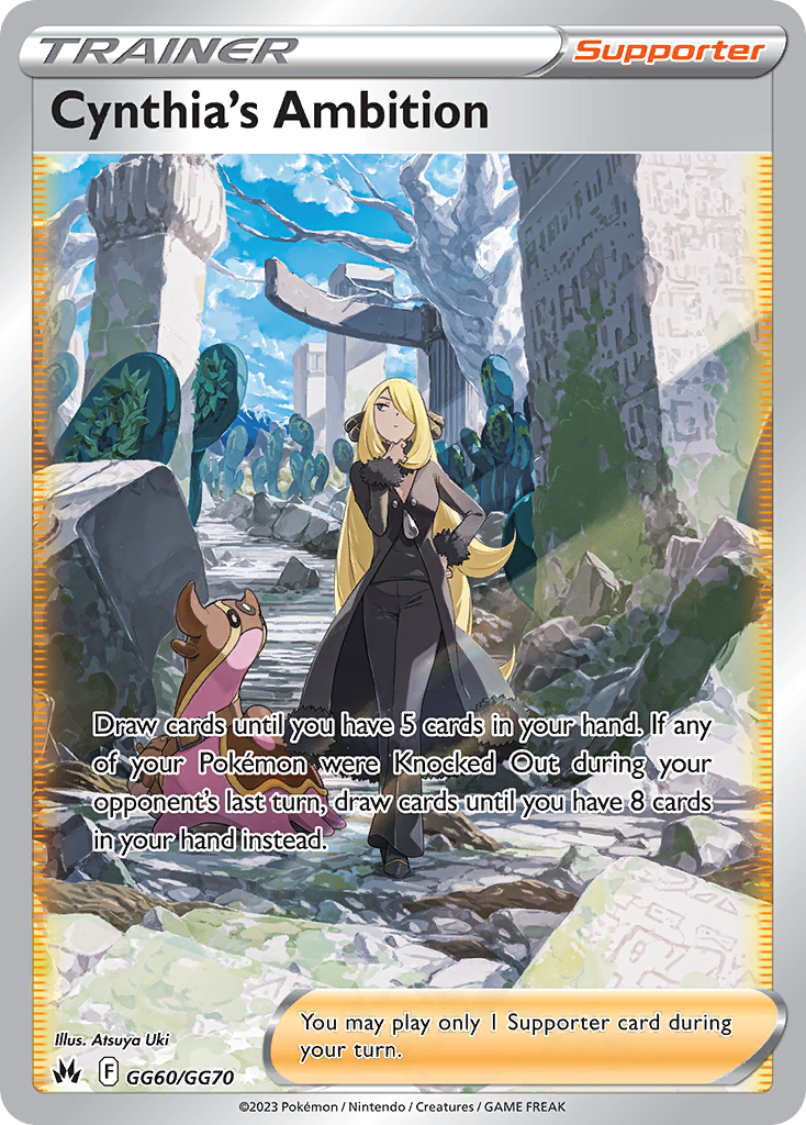 Cynthia's Ambition card