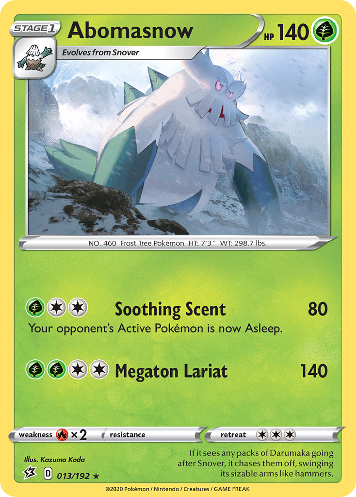 Abomasnow card