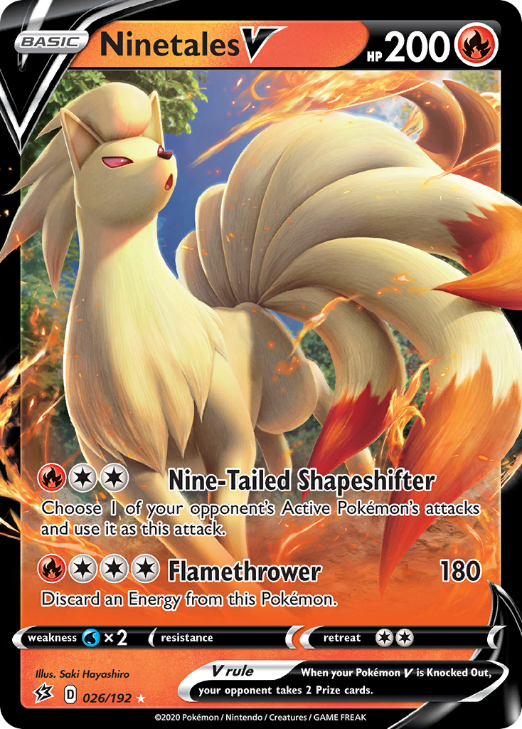 Ninetales V card