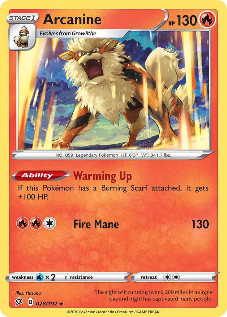 Arcanine card