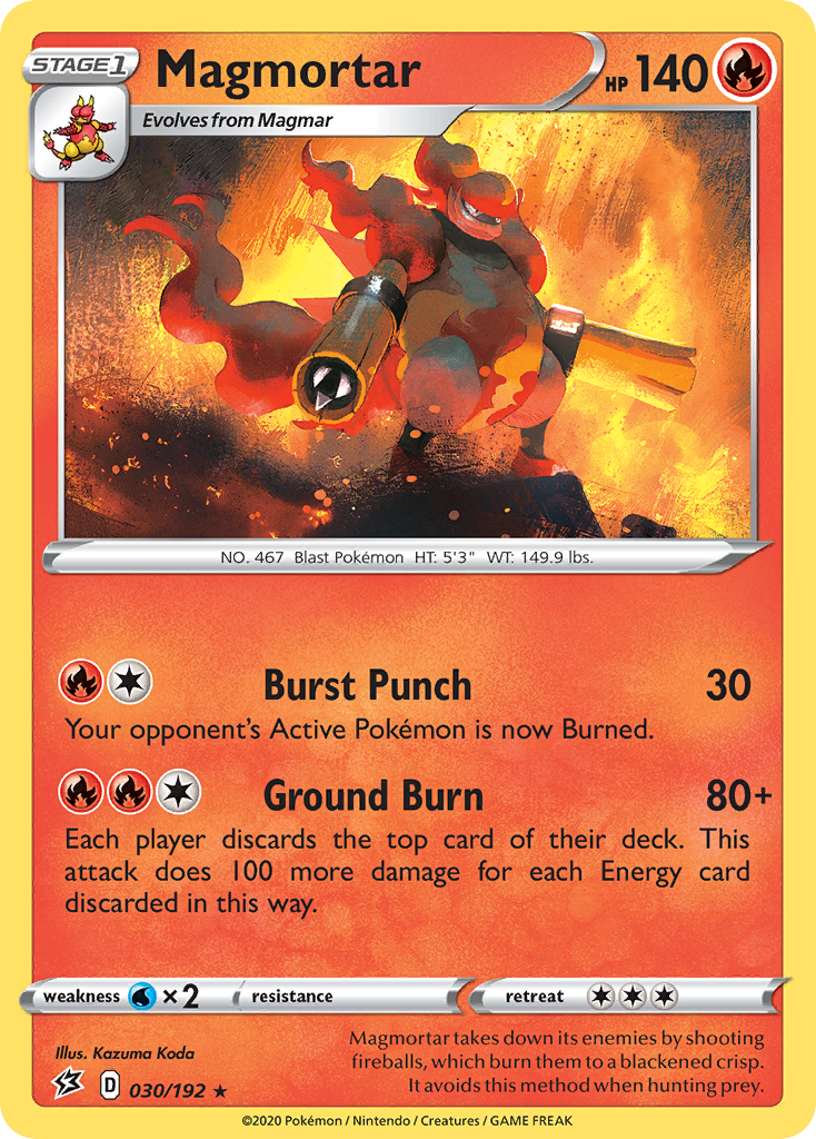 Magmortar card