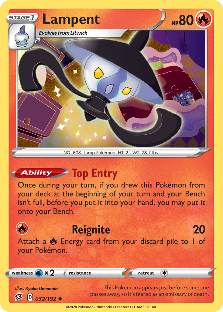 Lampent card