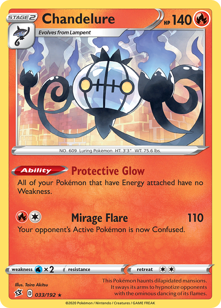 Chandelure card