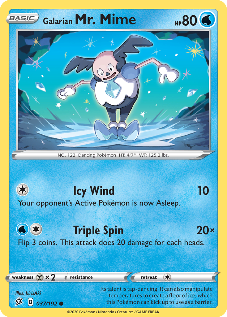 Galarian Mr. Mime card