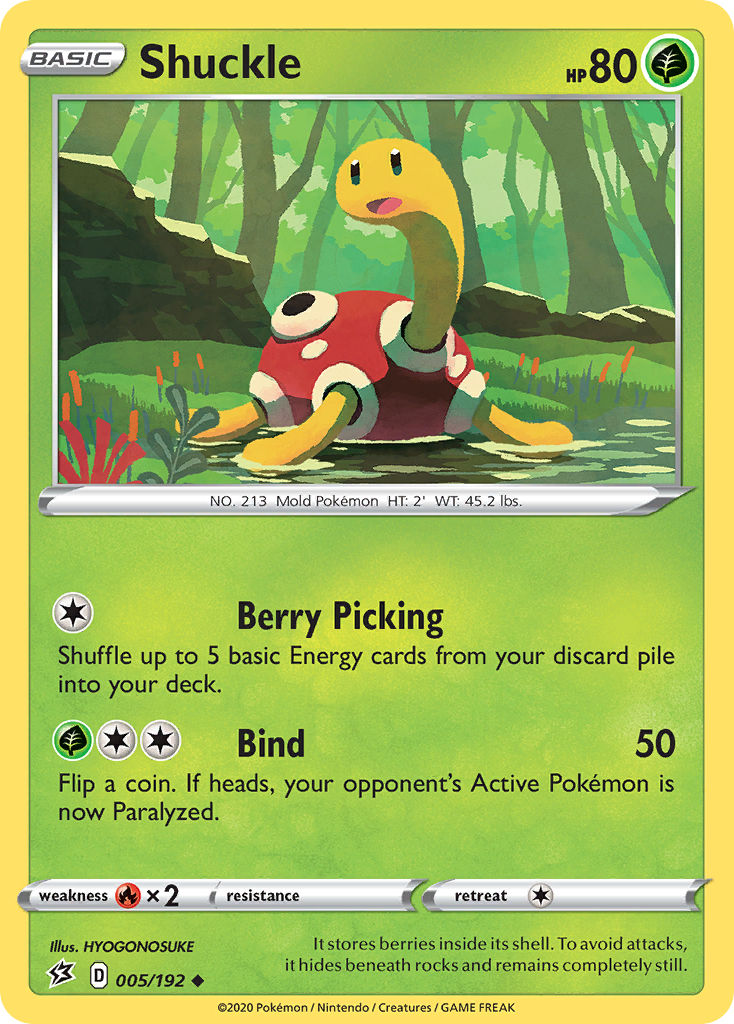 Shuckle card