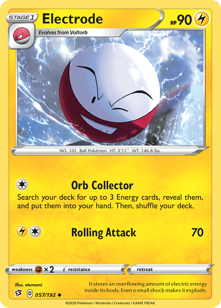 Electrode card