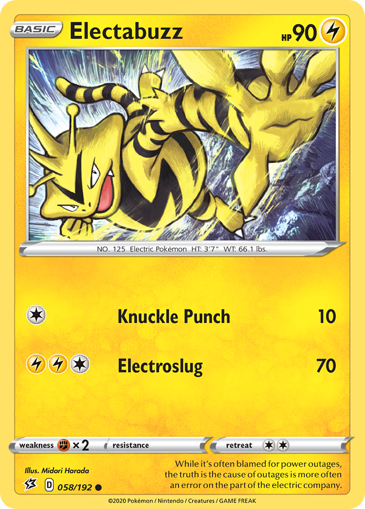 Electabuzz card