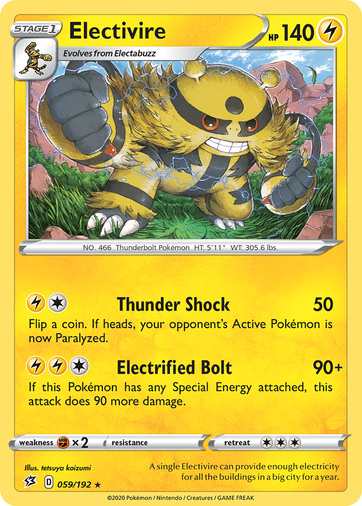 Electivire card