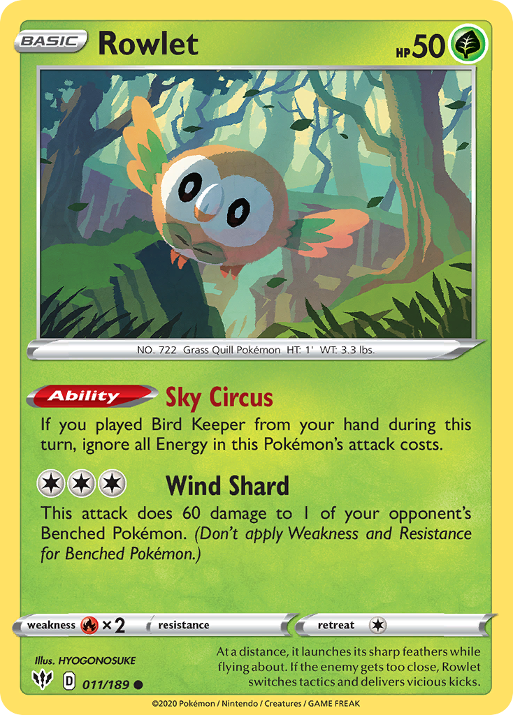 Rowlet card