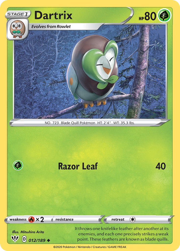 Dartrix card