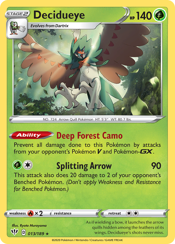 Decidueye card