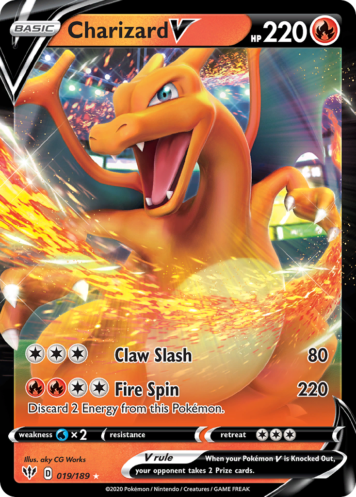 Charizard V card