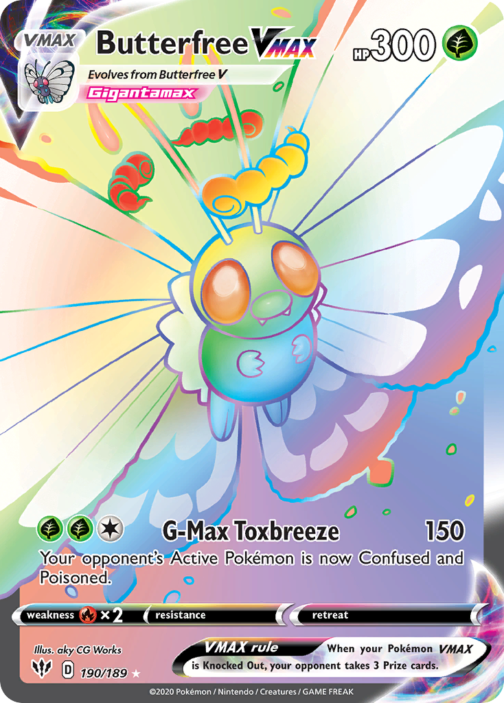 Butterfree VMAX card