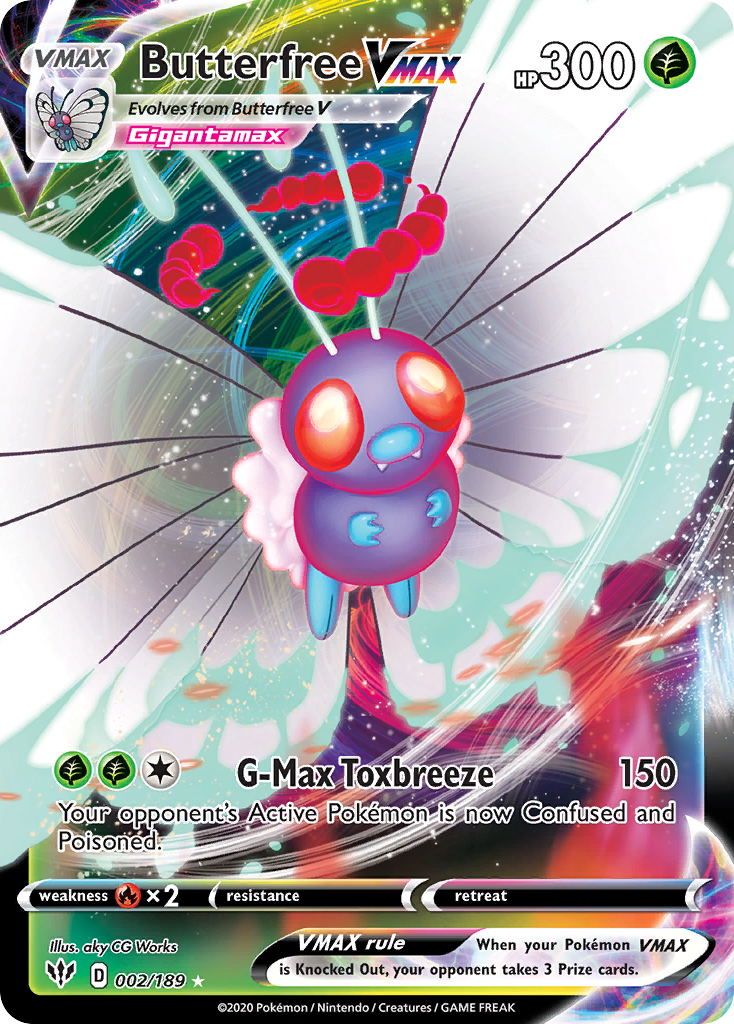 Butterfree VMAX card