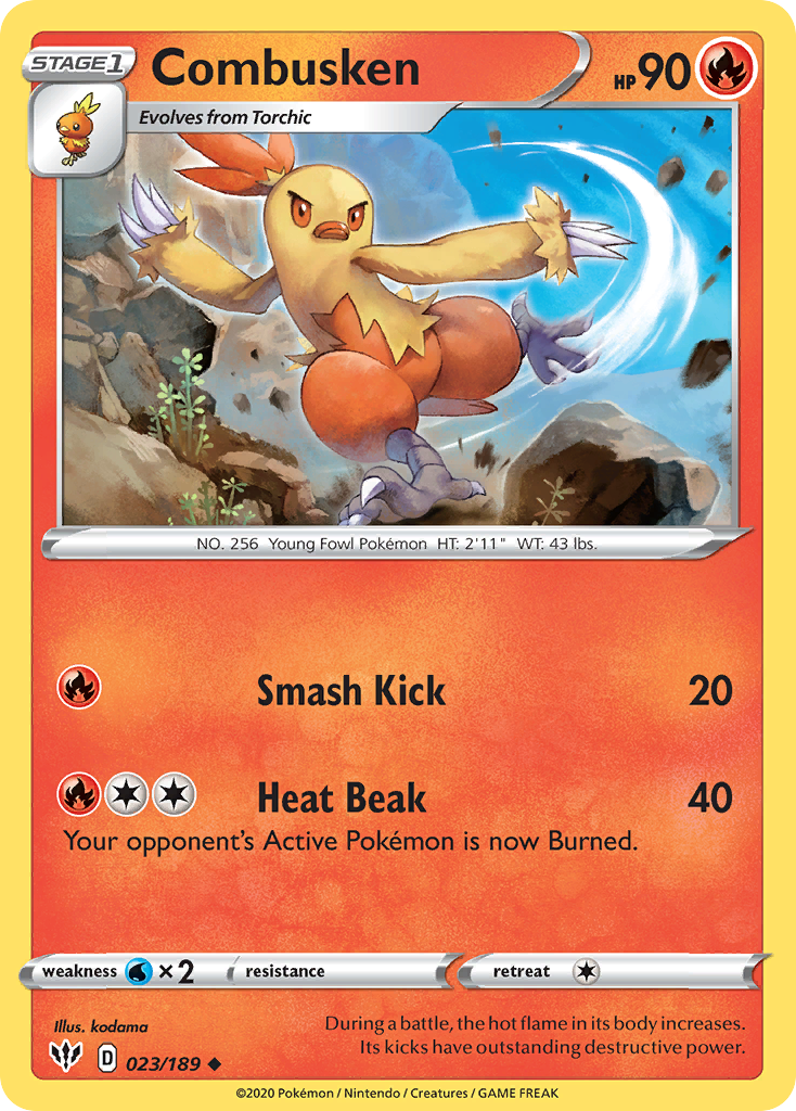 Combusken card