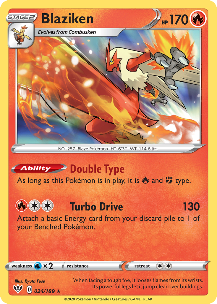 Blaziken card