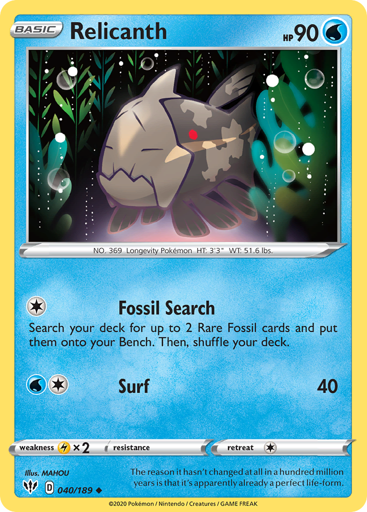 Relicanth card