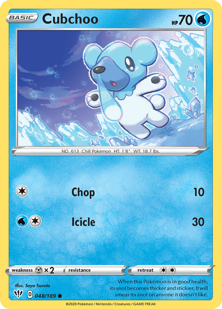 Cubchoo card