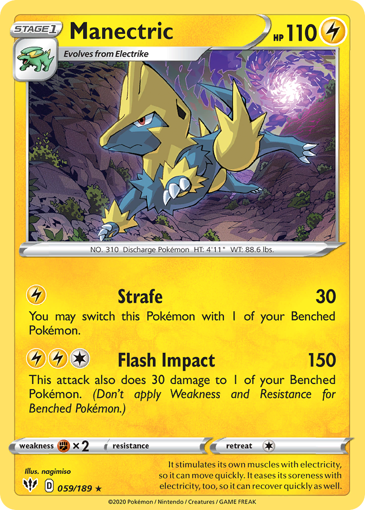 Manectric card