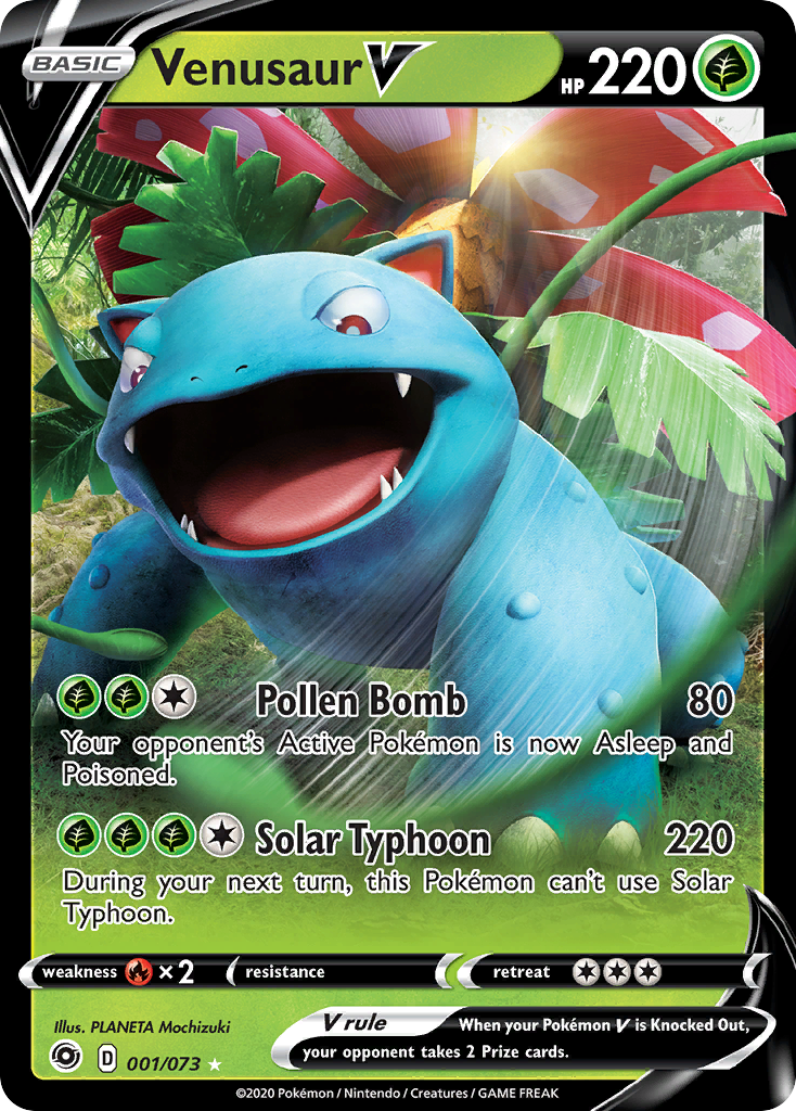 Venusaur V card