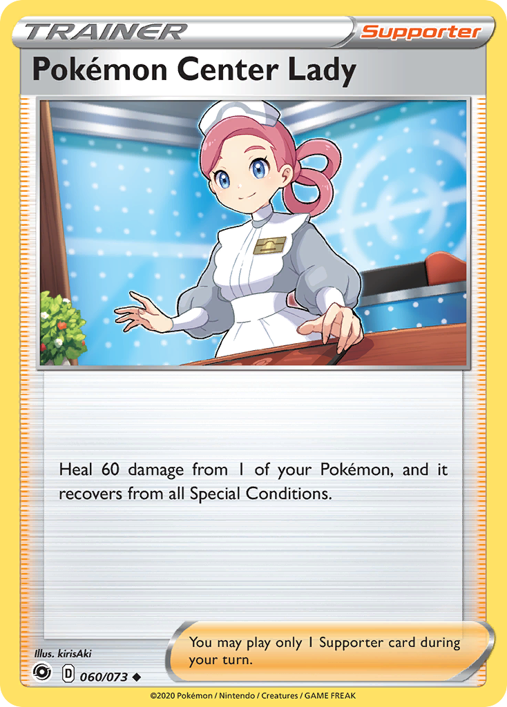 Pokémon Center Lady card