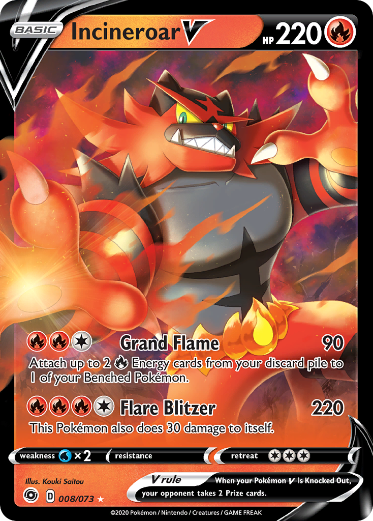 Incineroar V card