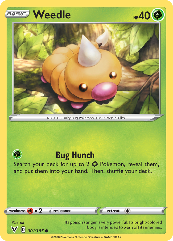 Weedle card