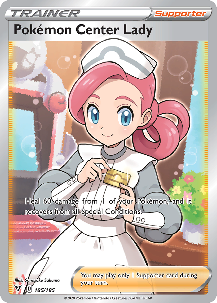 Pokémon Center Lady card