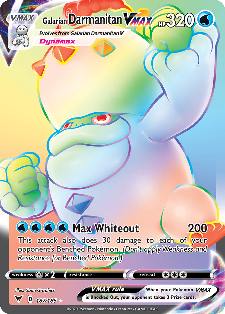 Galarian Darmanitan VMAX card