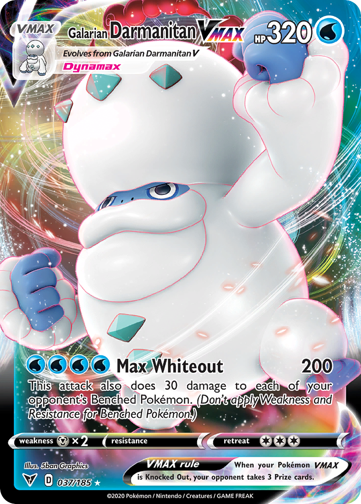 Galarian Darmanitan VMAX card