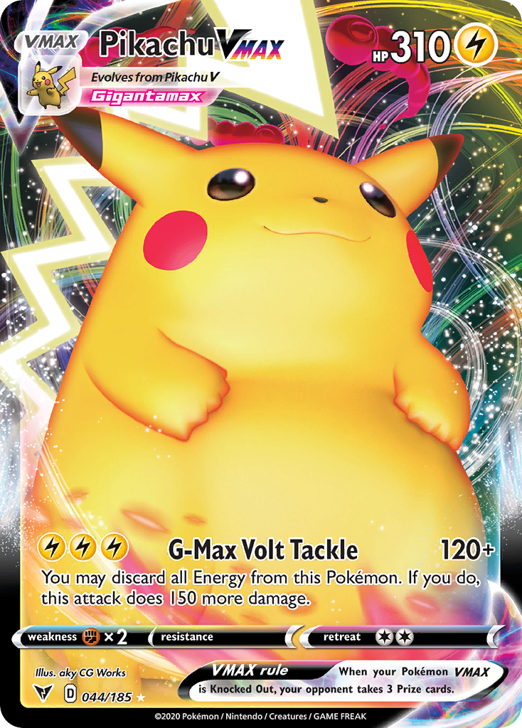 Pikachu VMAX card