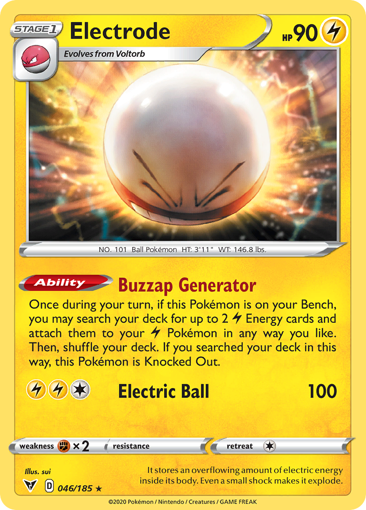 Electrode card