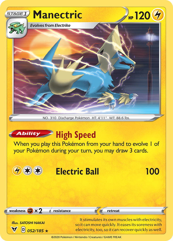 Manectric card