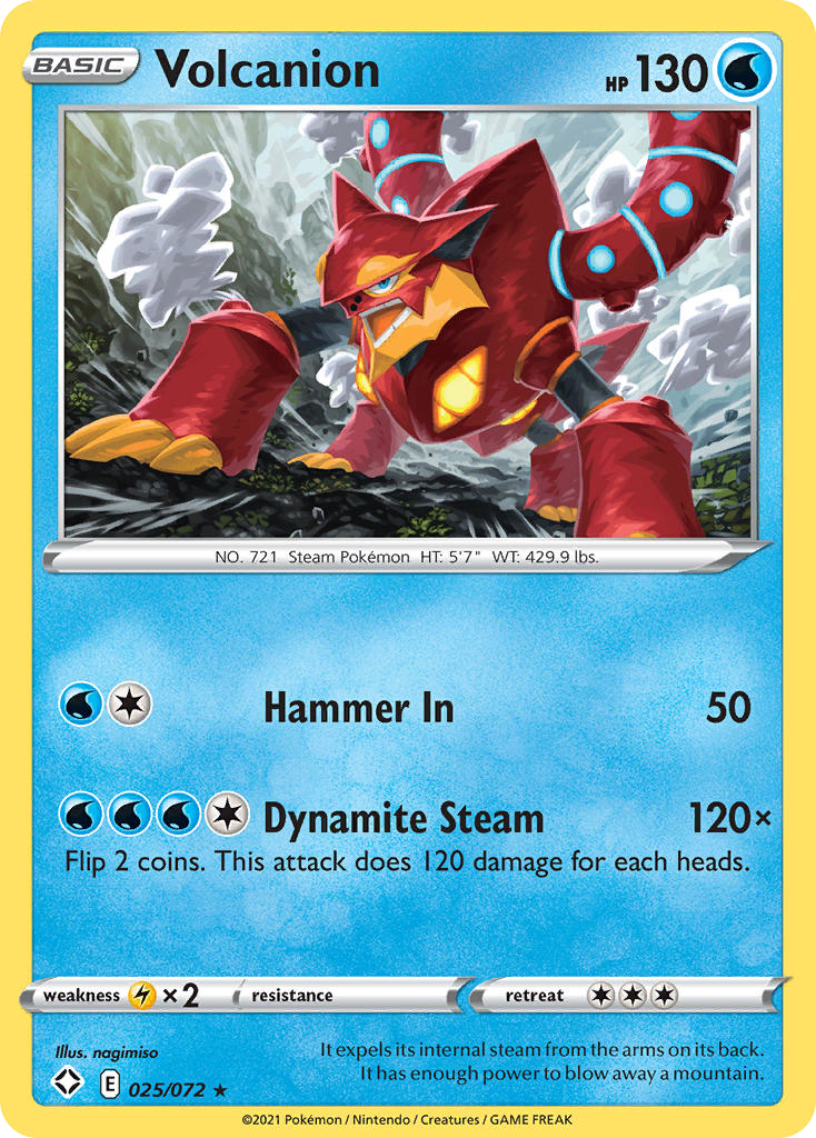 Volcanion card