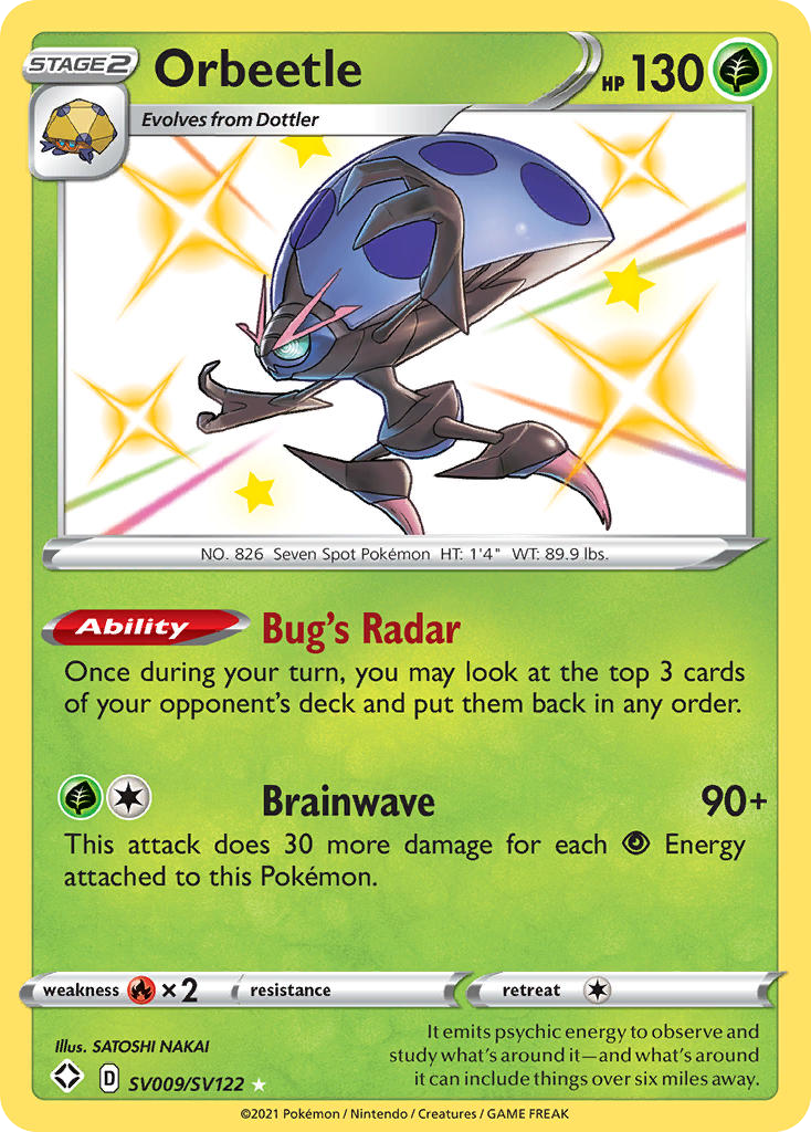 Orbeetle card