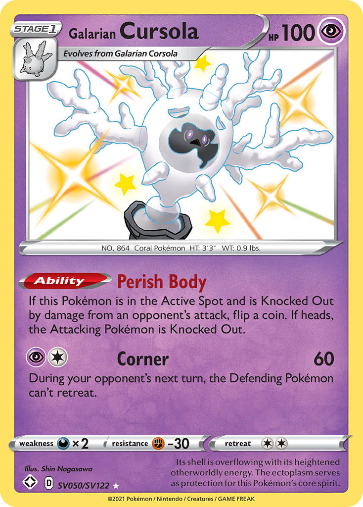 Galarian Cursola card