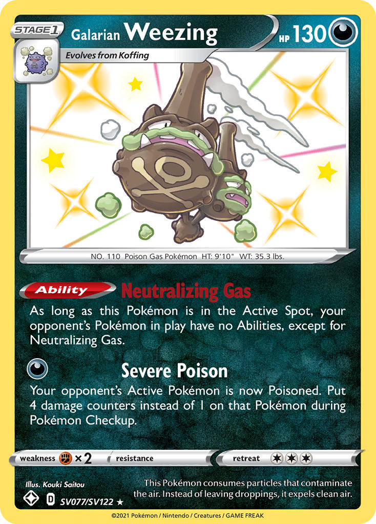 Galarian Weezing card