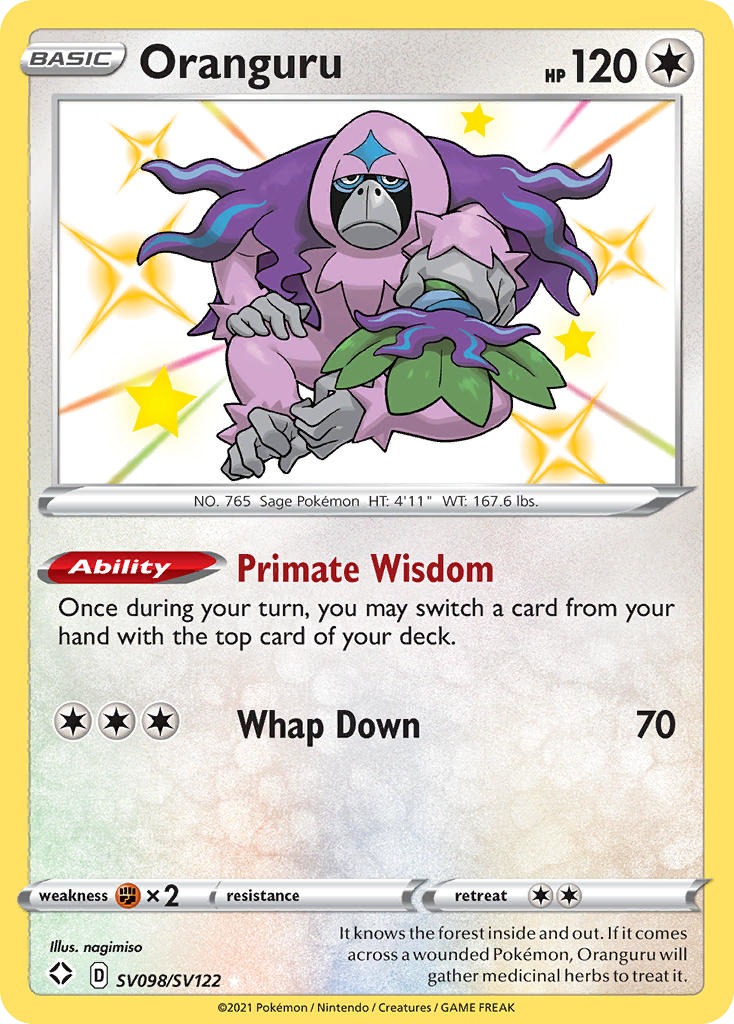 Oranguru card