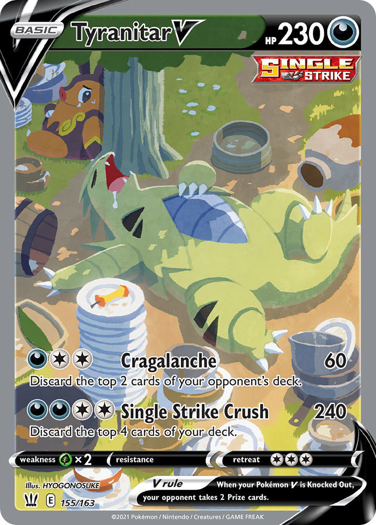 Tyranitar V card