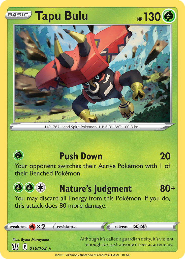 Tapu Bulu card