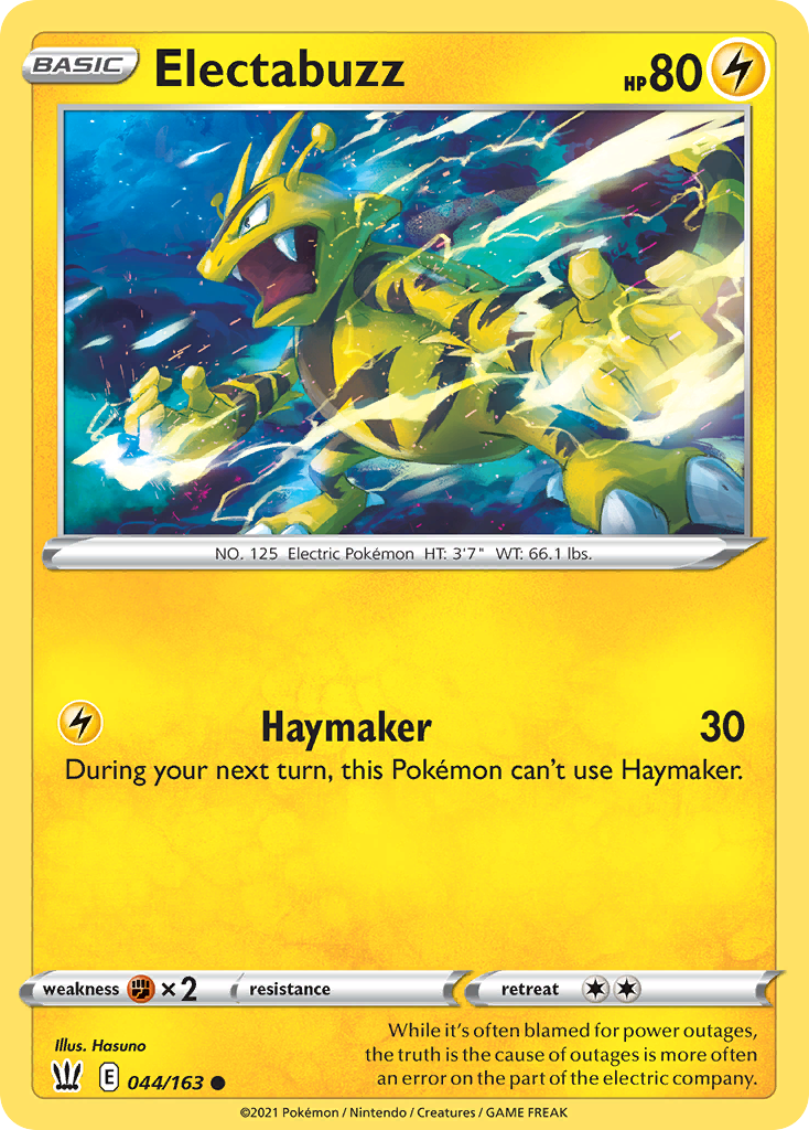 Electabuzz card