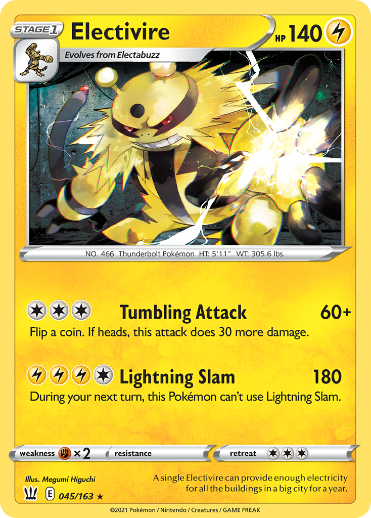 Electivire card