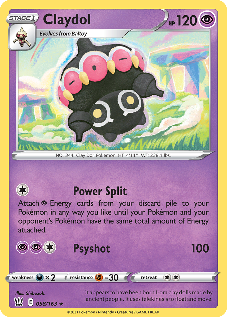 Claydol card