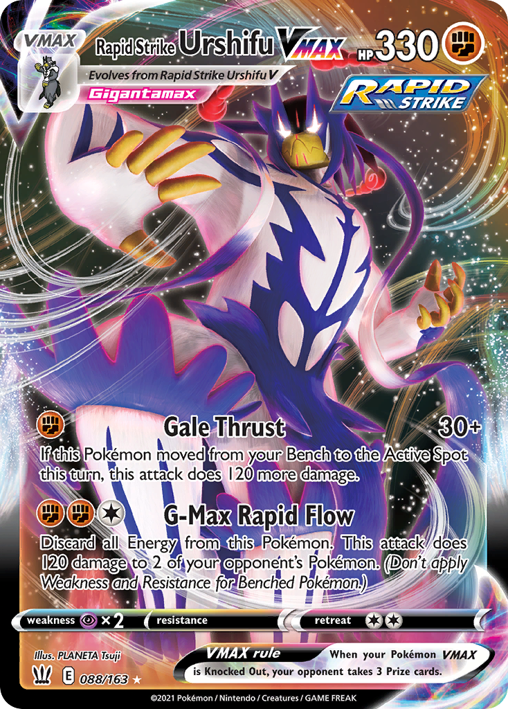 Rapid Strike Urshifu VMAX card