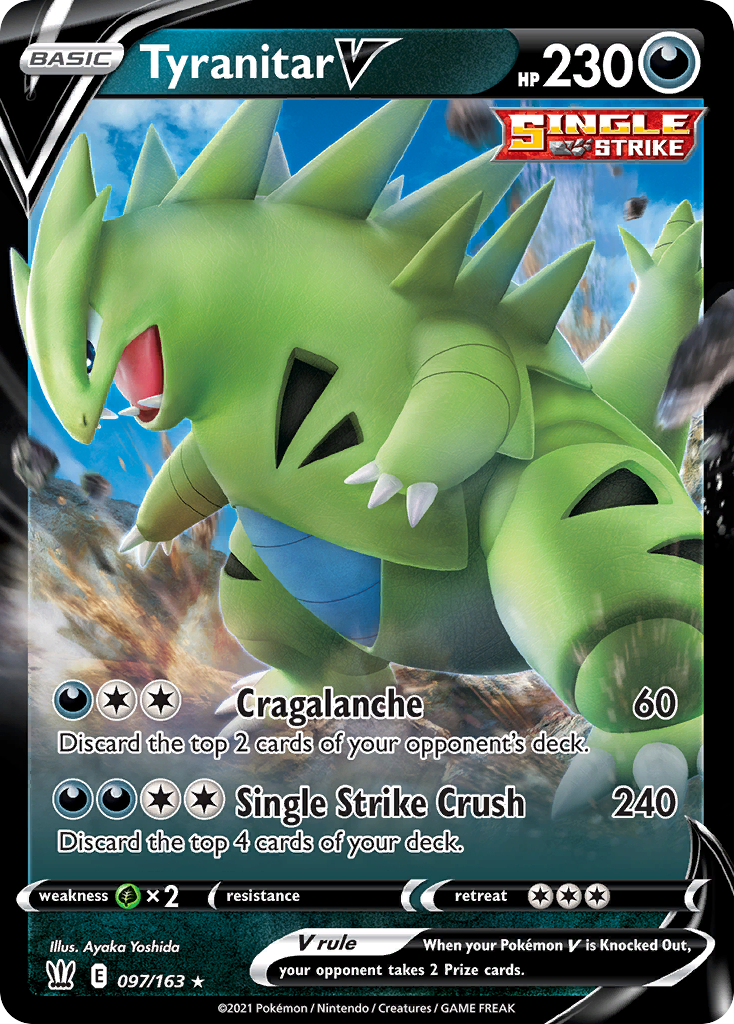 Tyranitar V card