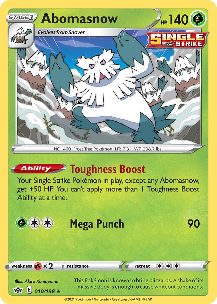 Abomasnow card