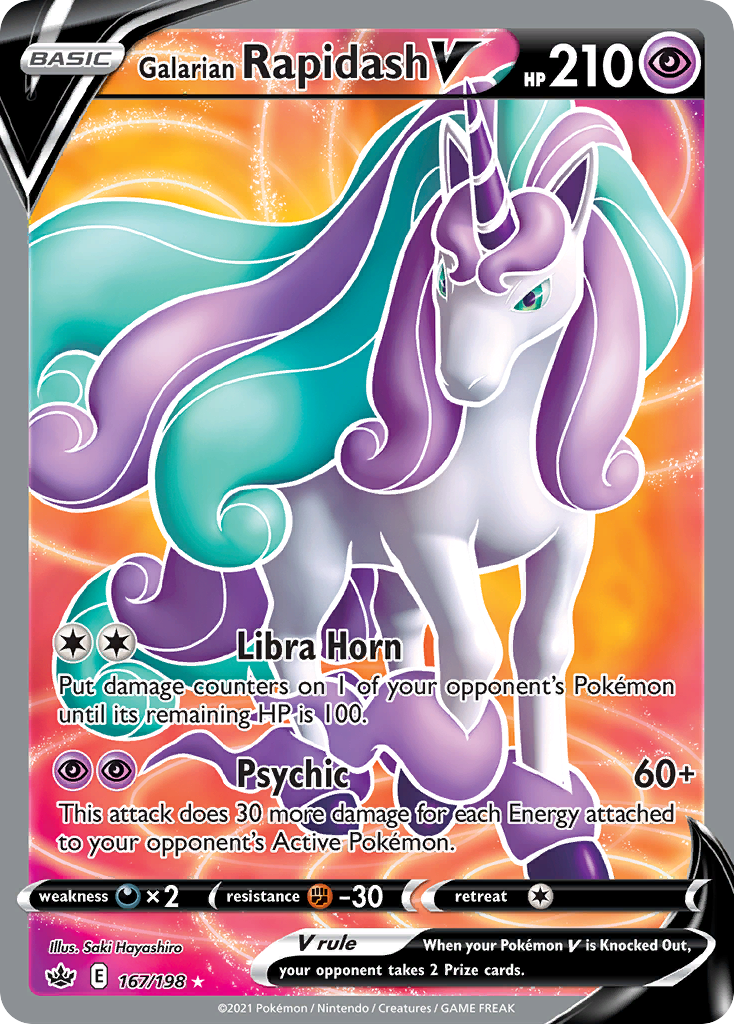 Galarian Rapidash V card