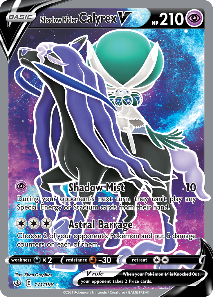 Shadow Rider Calyrex V card